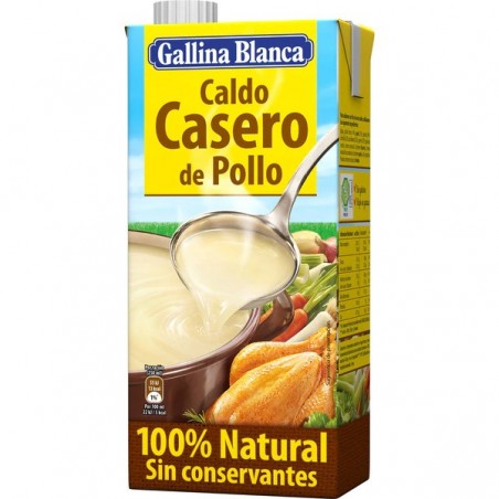 CALDO DE POLLO CASERO GALLINA BLANCA